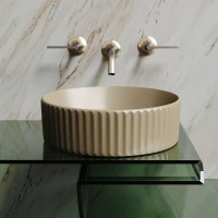 Раковина Ceramicanova Element CN6057MC, 36 см, сантехфарфор, цвет капучино матовый
