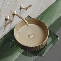 Раковина Ceramicanova Element CN6057MC, 36 см, сантехфарфор, цвет капучино матовый