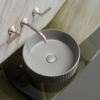Раковина Ceramicanova Element CN6057MH, 36 см, сантехфарфор, цвет антрацит матовый