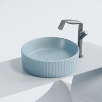 Раковина Ceramicanova Element CN6057ML, 36 см, сантехфарфор, цвет голубой матовый
