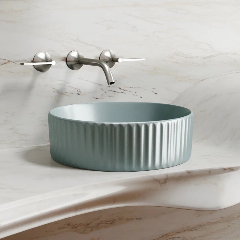 Раковина Ceramicanova Element CN6057MLG, 36 см, сантехфарфор, цвет зеленый матовый