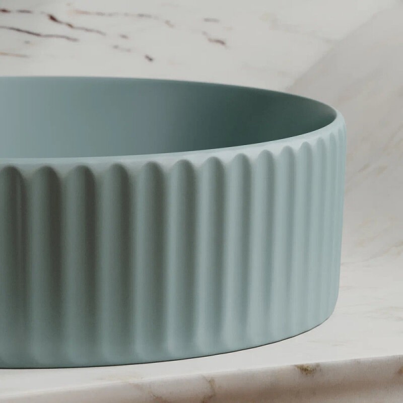 Раковина Ceramicanova Element CN6057MLG, 36 см, сантехфарфор, цвет зеленый матовый