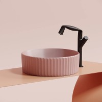 Раковина Ceramicanova Element CN6057MP, 36 см, сантехфарфор, цвет розовый матовый
