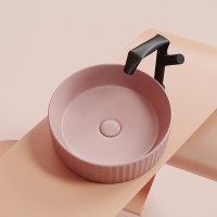 Раковина Ceramicanova Element CN6057MP, 36 см, сантехфарфор, цвет розовый матовый