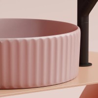 Раковина Ceramicanova Element CN6057MP, 36 см, сантехфарфор, цвет розовый матовый
