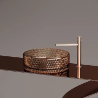 Раковина Ceramicanova Cristal CN6058, 36 см, стекло, цвет бежевый
