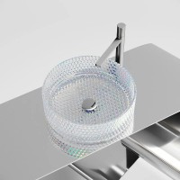 Раковина Ceramicanova Cristal CN6059, 36 см, стекло, цвет неон