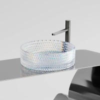 Раковина Ceramicanova Cristal CN6059, 36 см, стекло, цвет неон