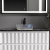 Раковина Ceramicanova Cristal CN6059, 36 см, стекло, цвет неон