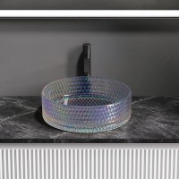 Раковина Ceramicanova Cristal CN6059, 36 см, стекло, цвет неон