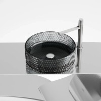 Раковина Ceramicanova Cristal CN6060, 36 см, стекло, цвет черный