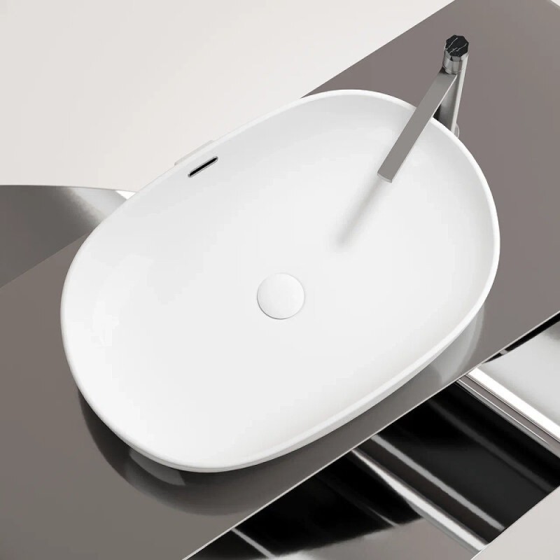 Раковина Ceramicanova Element CN6064, 61 см, сантехфарфор, цвет белый
