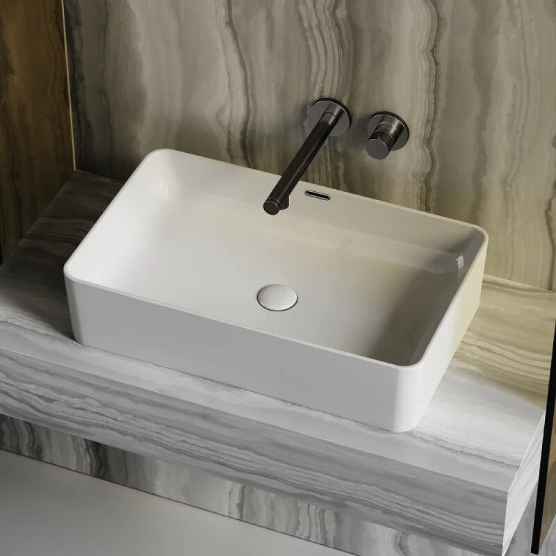 Раковина Ceramicanova Element CN6065, 60 см, сантехфарфор, цвет белый