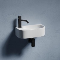 Раковина Ceramicanova Element L, CN6066L 41 см, сантехфарфор, белая