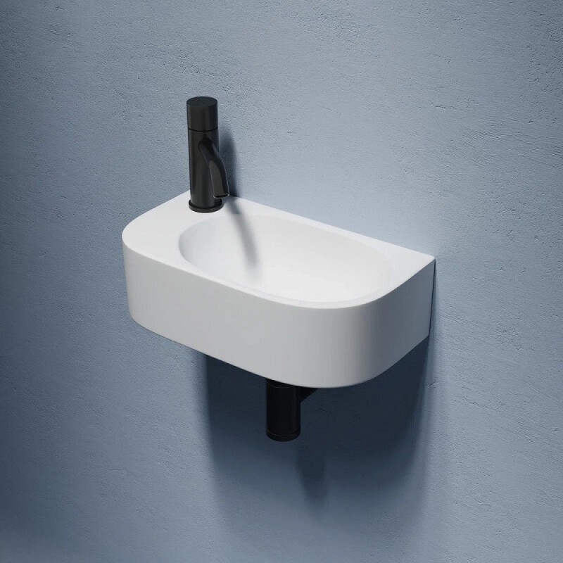 Раковина Ceramicanova Element L, CN6066L 41 см, сантехфарфор, белая
