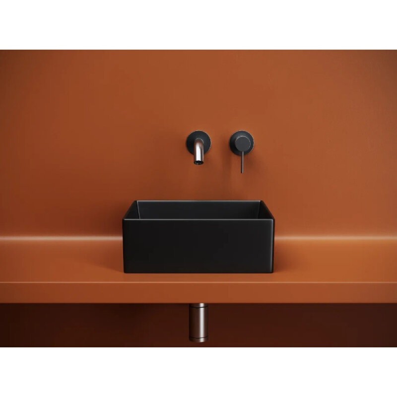 Раковина Ceramicanova Element CN6068MB, 36.1 см, сантехфарфор, цвет черный матовый