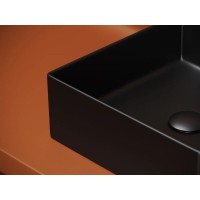 Раковина Ceramicanova Element CN6068MB, 36.1 см, сантехфарфор, цвет черный матовый