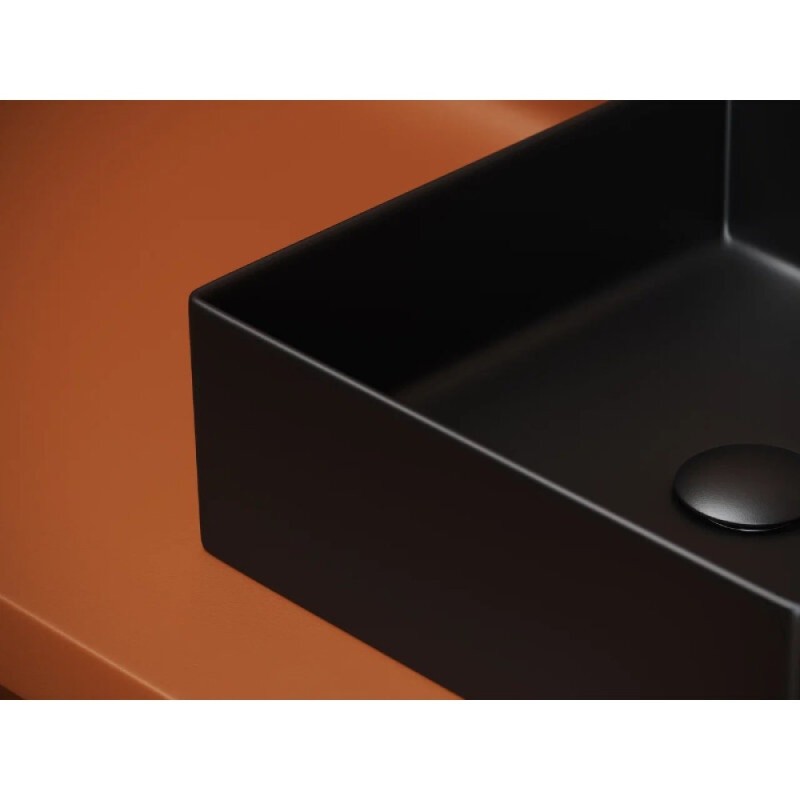 Раковина Ceramicanova Element CN6068MB, 36.1 см, сантехфарфор, цвет черный матовый