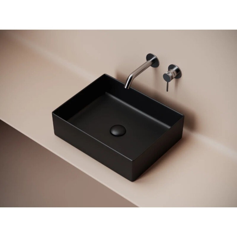Раковина Ceramicanova Element CN6069MB, 47.1 см, сантехфарфор, цвет черный матовый