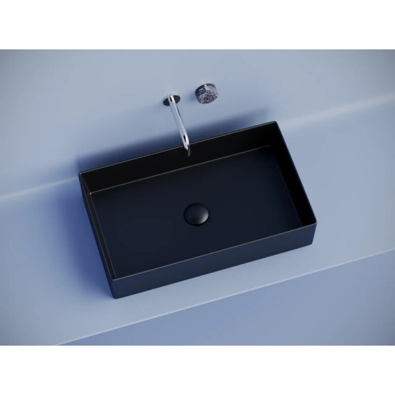 Раковина Ceramicanova Element CN6070MB, 60.1 см, сантехфарфор, цвет черный матовый