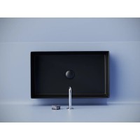 Раковина Ceramicanova Element CN6070MB, 60.1 см, сантехфарфор, цвет черный матовый