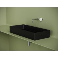 Раковина Ceramicanova Element CN6072MB, 80.1 см, сантехфарфор, цвет черный матовый