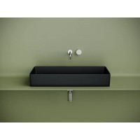 Раковина Ceramicanova Element CN6072MB, 80.1 см, сантехфарфор, цвет черный матовый