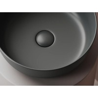Раковина Ceramicanova Element CN6073MDH, 35.6 см, сантехфарфор, цвет темный антрацит матовый