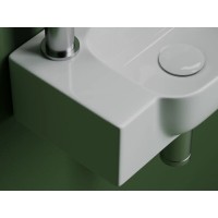 Раковина Ceramicanova Element CN6074L/CN6074R, 40.3 см, левая/правая, сантехфарфор, цвет белый