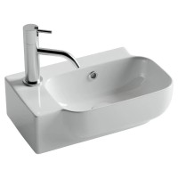 Раковина Ceramicanova Element CN6074L/CN6074R, 40.3 см, левая/правая, сантехфарфор, цвет белый