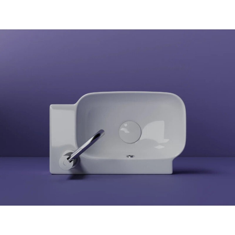 Раковина Ceramicanova Element CN6074L/CN6074R, 40.3 см, левая/правая, сантехфарфор, цвет белый