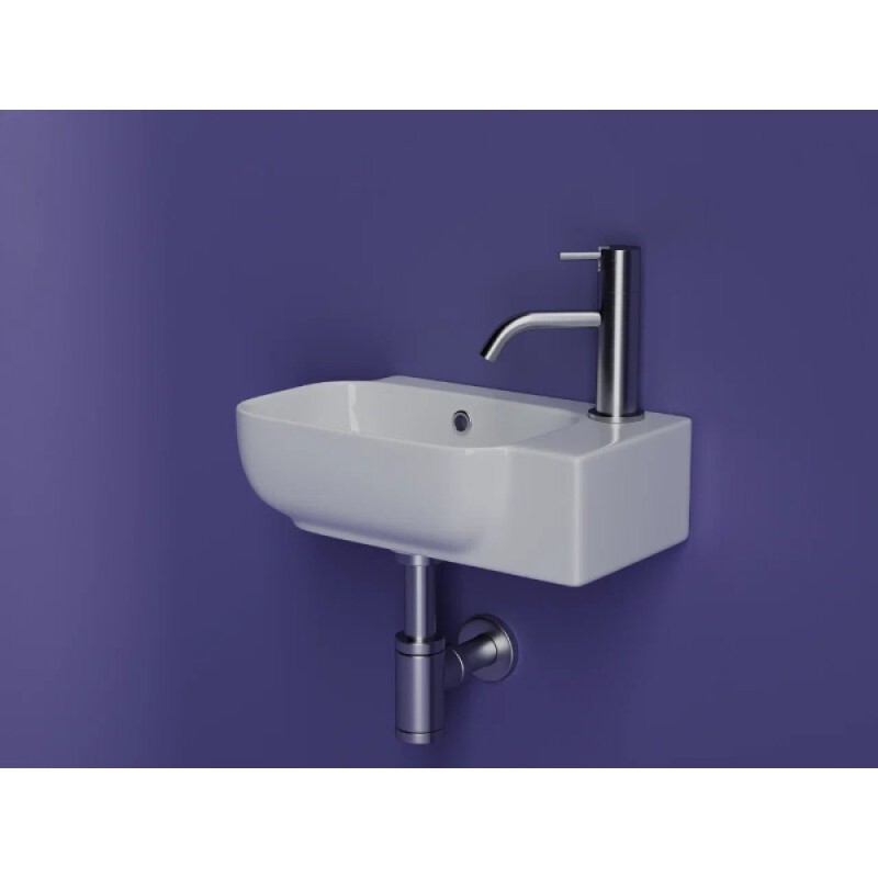 Раковина Ceramicanova Element CN6074L/CN6074R, 40.3 см, левая/правая, сантехфарфор, цвет белый