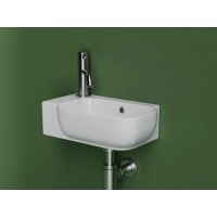 Раковина Ceramicanova Element CN6074L/CN6074R, 40.3 см, левая/правая, сантехфарфор, цвет белый