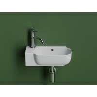 Раковина Ceramicanova Element CN6074L/CN6074R, 40.3 см, левая/правая, сантехфарфор, цвет белый