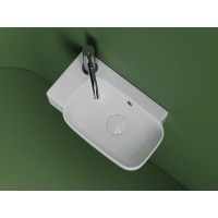 Раковина Ceramicanova Element CN6074L/CN6074R, 40.3 см, левая/правая, сантехфарфор, цвет белый