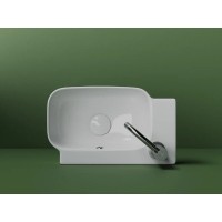 Раковина Ceramicanova Element CN6074L/CN6074R, 40.3 см, левая/правая, сантехфарфор, цвет белый