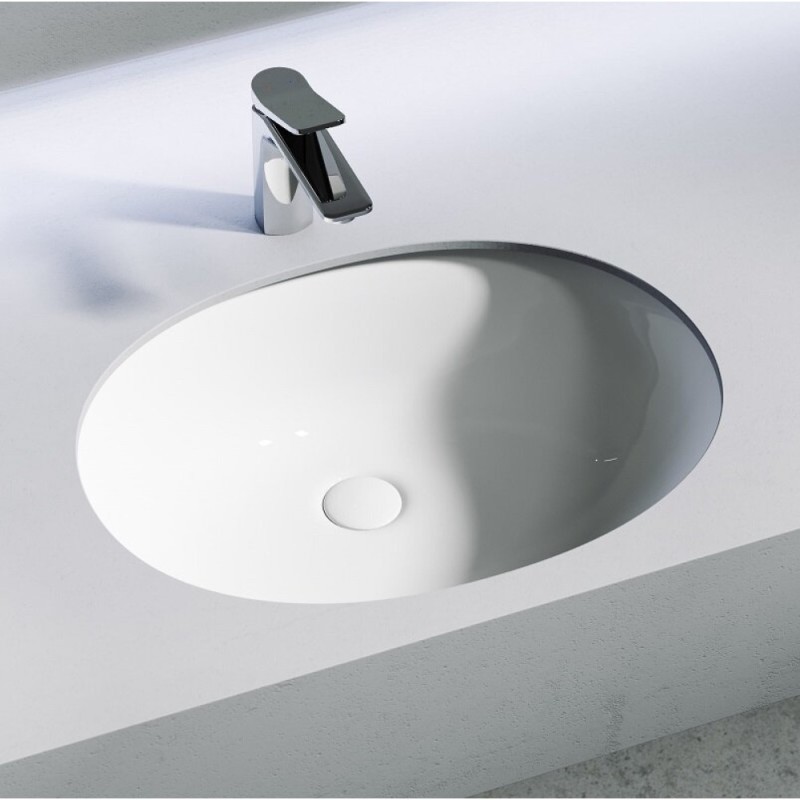 Раковина Ceramicanova Element CN6076, 52 см, сантехфарфор, белый