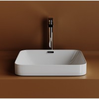 Раковина Ceramicanova Element CN6077, 43.8 см, накладная, сантехфарфор, белый
