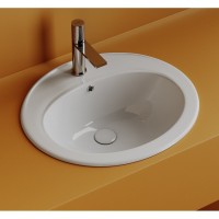Раковина Ceramicanova Sun CN6079, 56.5 см, сантехфарфор, белый