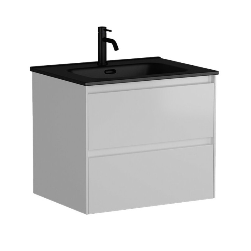 Тумба под раковину Sancos Cento CN60W 60, подвесная, белый глянец