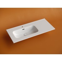 Раковина Ceramicanova Element CN7003L, 100 см, сантехфарфор, чаша слева, белый