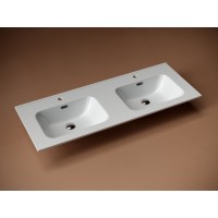 Раковина Ceramicanova Element CN7004 121 x 46.5 x 18 см, накладная, прямоугольная, с переливом, сантехфарфор