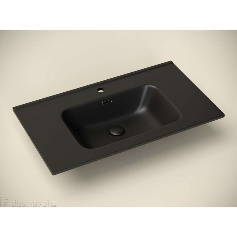 Раковина Ceramicanova Element, 80 x 46 см, черный матовый, CN7005MB, сантехфарфор
