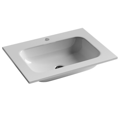 Раковина Ceramicanova Grace CN7011 встраиваемая, 61 х 45.7 см, белый, сантехфарфор