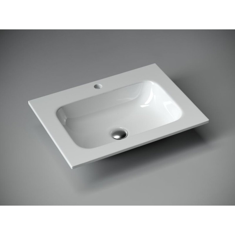 Раковина Ceramicanova Grace CN7011 встраиваемая, 61 х 45.7 см, белый, сантехфарфор