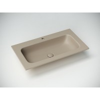 Раковина Ceramicanova Grace CN7012MC, 81 см, сантехфарфор, капучино матовый