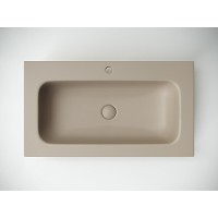 Раковина Ceramicanova Grace CN7012MC, 81 см, сантехфарфор, капучино матовый