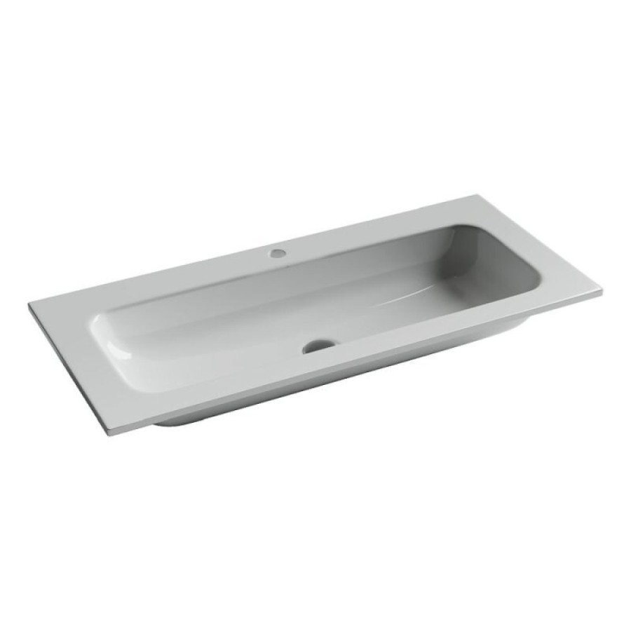 Раковина Ceramicanova Grace CN7013 встраиваемая, 101 х 45.7 см, белый, сантехфарфор