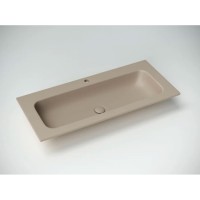 Раковина Ceramicanova Grace CN7013MC, 101 см, сантехфарфор, капучино матовый