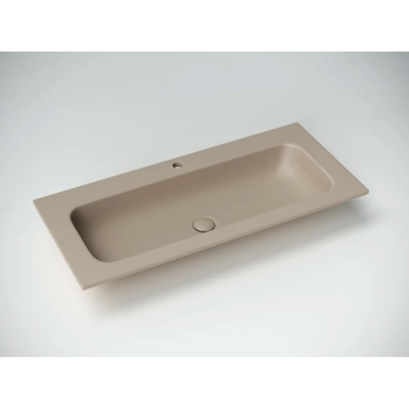 Раковина Ceramicanova Grace CN7013MC, 101 см, сантехфарфор, капучино матовый